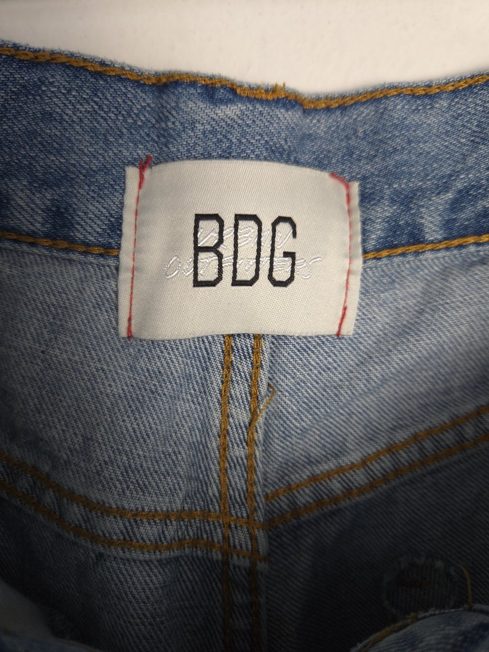 Urban Outfitters BDG Skater Baggy Daisy Patch Jeans Distressed Ripped Y2K 28 - Picture 4 of 10